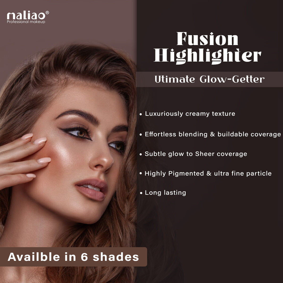 Maliao, TravelFriendly, IntenseRadiance, GlowGetter, BuildableCoverage, MakeupEssentials, Highlighter, UltimateGlow, RadiantFinish,